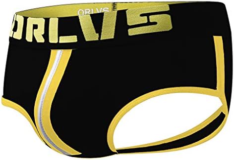 Mens Sexy Underwear Briefs,Jockstrap Cotton Bulge Pouch Low Rise Breathable Triangle Heath to wear Underpants