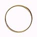 EBOOT 5 Pcs Metal Rings Hoops Macrame Rings for Dream Catcher and Crafts Supplies Gold Floral Wreath Macrame Hoops for Wedding DIY Wall Hanging Craft(6 Inch)