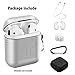 Metal Airpods Case Newest Full Protective Skin Cover Accessories Kits Compatible Airpods 1&2 Charging Case[Not for Wireless Charging Case]
