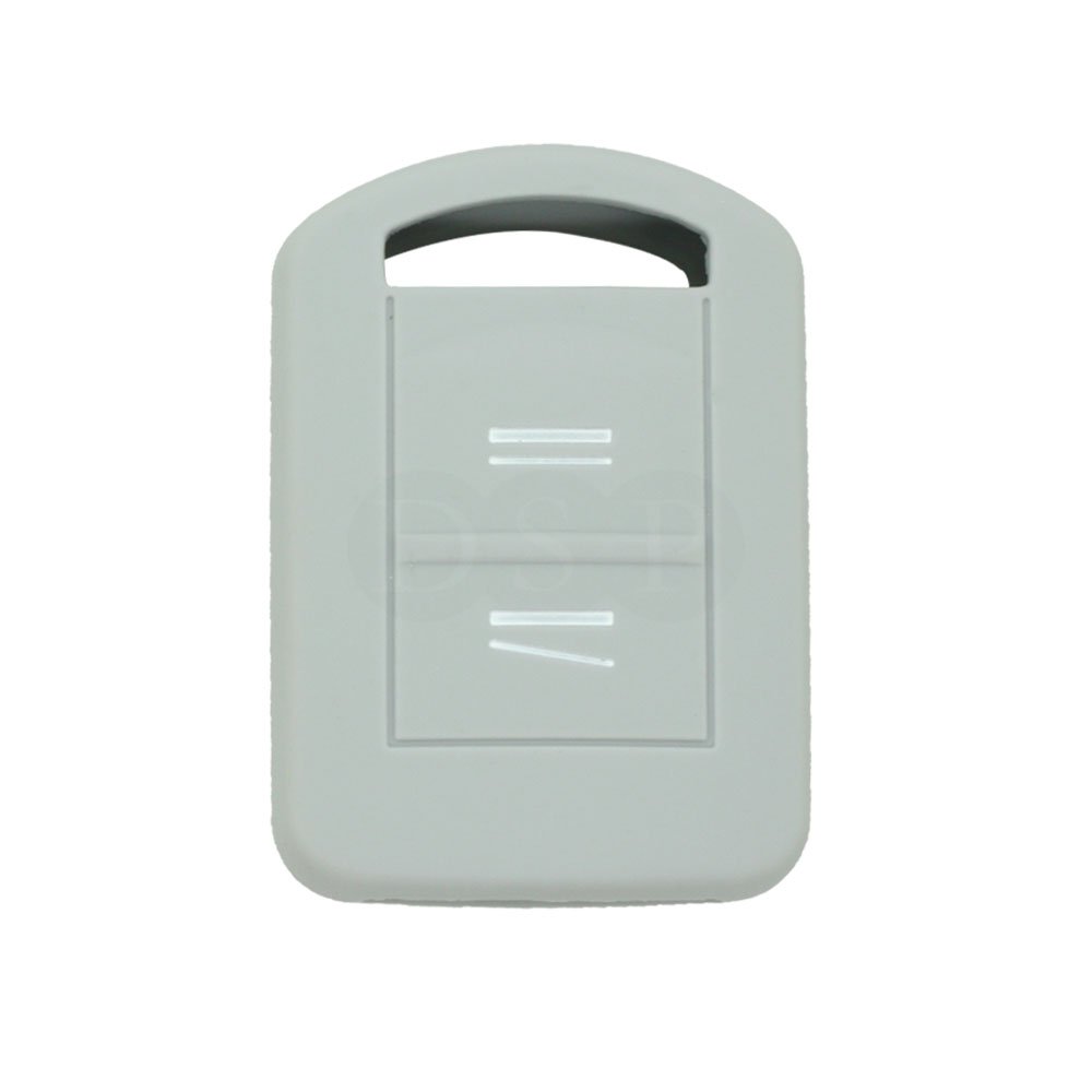 BROVACS Silicone Cover Protector Case Holder Skin Jacket Compatible with OPEL VAUXHALL 2 Button Remote Key Fob CV9621 Grey