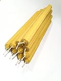 Pure Beeswax Candles, SMOKELESS, DRIPLESS. Set of 10, FREE 3 day Shipping