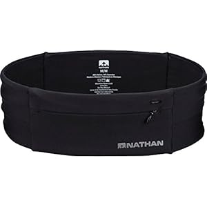 Nathan Zipster Running Belt.Bounce Free Waist Pack. Zakken met Ritsen. Runners Fanny Pack. Past op alle iPhones, Android…