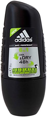 Addidas 6in1 Cool and Dry Anti Perspirant Rollon 50ml.
