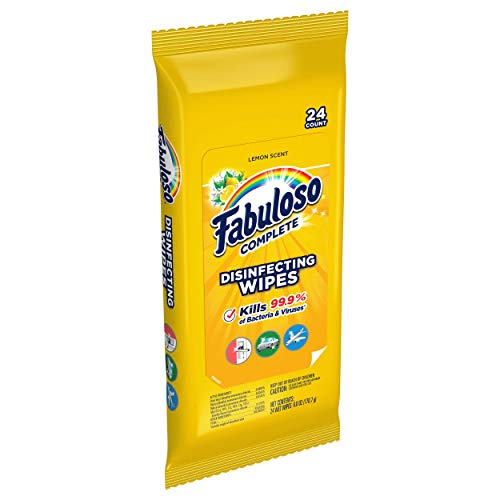 Fabuloso Complete Wipes, Lemon, 24 Count, Pack of 12 Pricepulse