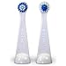 Cybersonic3 Compact Replacement Brush Heads, 4 Pack, Compatible With All Cybersonic Electric Toothbrushes