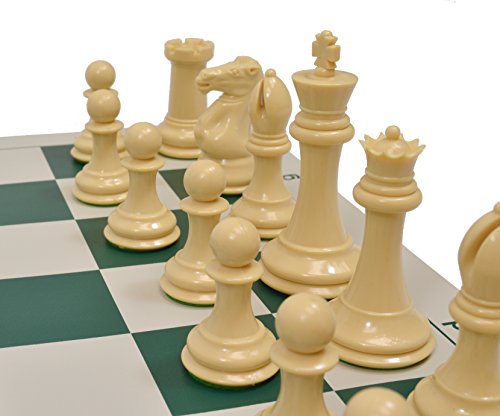 image for Wholesale Chess Quadruple Weighted Chess Pieces and Vinyl Board - Natu