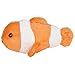 WEEZ Clown Fish Bean Filled Plush Stuffed Animal