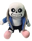TinTek Undertale Sans Stuffed Plush Doll 10'' Hugger Cushion Cosplay Doll Xmas Gifts