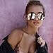 Quay Women's The Playa Sunglasses, Gold/Pink, One Size