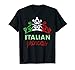 Italian Princess Tiara National Flag T-Shirt