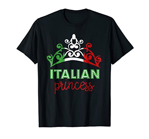 Italian Princess Tiara National Flag T-Shirt