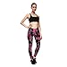 Lesubuy V Wide Waistband Full Length High Waisted Compression Gym Athletic Exercise Leggings Workout for Women M Camouflage