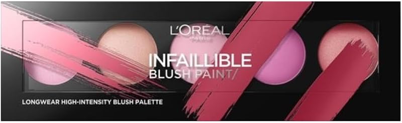 L'Oreal Paris Infallible Blush Paint Palette 1 Pink - 5 Shade Palette