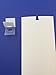 HomeAmore Clear Professional Quality Vertical Blind Repair Tabs. Strong Clear Vane Savers Repair Broken Holes in PVC Plastic Vertical Blinds, Textures, C and S Curve Vanes.(7 Pack)