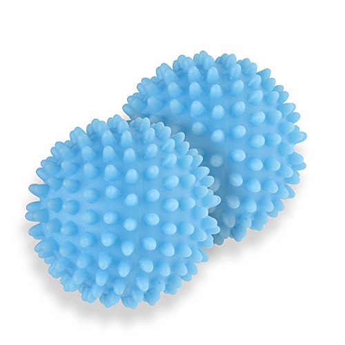 Honey-can-do natural dryer balls, 6 pack, blue