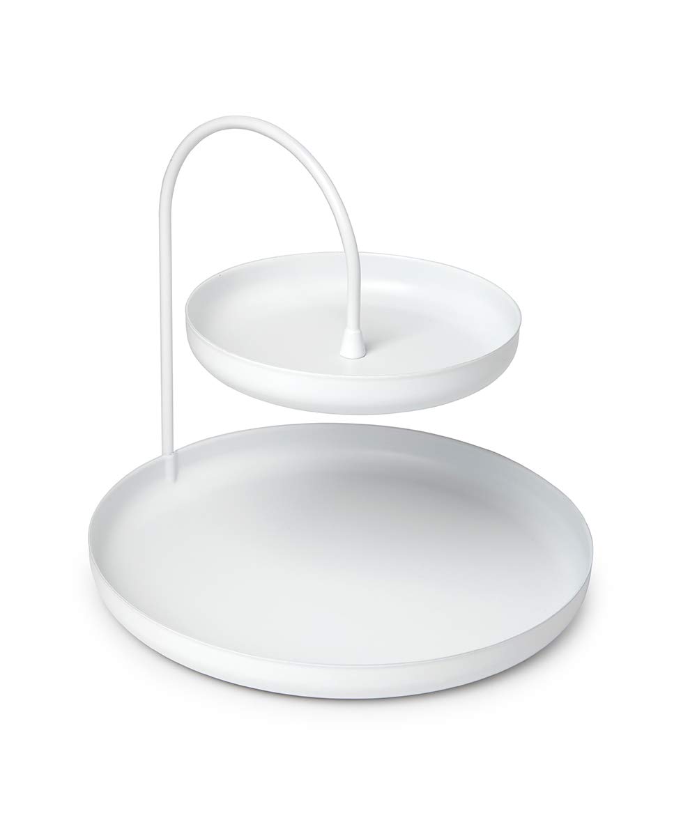 Umbra Tiered Accessory Organizer, White, Normal