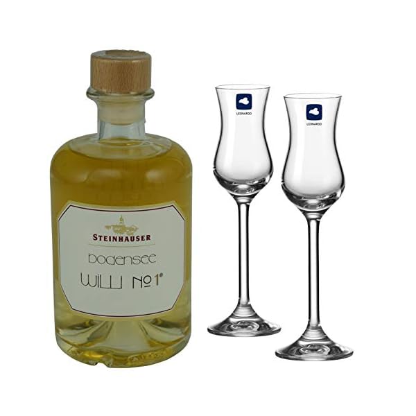 Premium Geschenkset Bodensee Williams No 1 (0,5 l) von Steinhauser mit 2 Leonardo Brandwein Gläsern in… – Bild 3