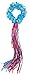 Enchantly Fairy Costume - Fairy Wings for Girls - Butterfly Costume for Girls - Hot Pink and Blue Wings, Tutu, Wand and Halo