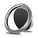 Phone Ring Holder Finger Kickstand -SHSF 360° Rotation Metal Ring Grip Magnetic Car Mount Compatible Phone Xs Max XR X 8 7 6 6s Plus Galaxy S9 S8 S7 All Smartphone-Black (1, 1)