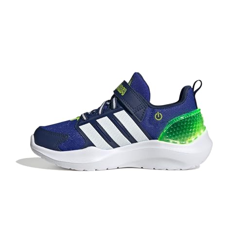 adidas Unisex Kinder LIGHTORAMA Runner Shoes Children, Lucid Blue/FTWR White/solar Slime, 29 EU
