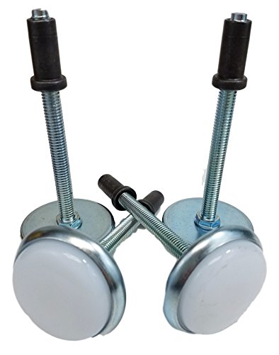 True Choice Bed Frame Threaded Glides - 5 Inch Adjustable Stems
