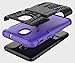 Samsung Galaxy J7 Refine Case - Shockproof Protective with Kickstand for J7 2018, J737V, J737T (Purple)