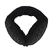 Flammi Men Women Foldable Ear Warmers Behind Head Earmuffs (Knit/Black Grey)