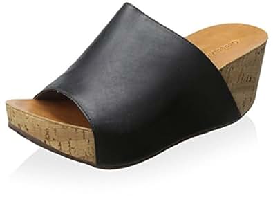 chocolat blu black wedges