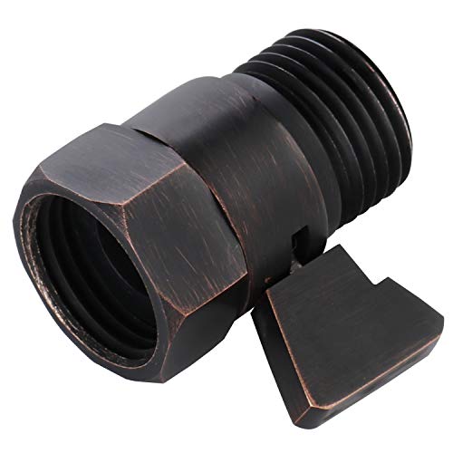 Water Flow Control Valve, Brass Shower Shut Off Valve Adjustable Water