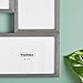 VonHaus 4X Decorative Collage Picture Frames Multiple 4x6 Photos - Grey Wooden Hanging Wall Photograph Frame 9 Openings - Ideal as Personalized Gift for Friends and Family