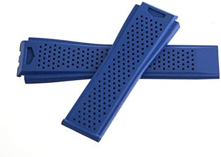 TagHeuer Carrera Calibre 01 Blue Rubber Band Strap 22mm CAR2A1T.FT6052
