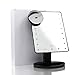 Aooeou Makeup Mirror with Lights, LED Lighted Movable Vanity Mirror Bright LED Magnification Large Screen Touch Dimmable (10x)