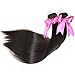 Jaja hair 8A Peruvian Virgin Hair Straight Hair 3/4 Bundles Deal 100% Unprocessed Silky Straight Human Hair Weave Weft Extensions Natural Color Can be Dyed