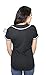 Harley-Davidson Womens Flaming Gears Willie G Skull Baseball Black Jersey