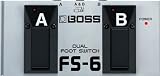 BOSS, 1/4-Inch Straight Latch or Unlatch Dual Footswitch (FS-6)