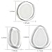 Silicone Makeup Sponge, ESARORA Clear Silicone Foundation3 pcsZero Makeup Waste