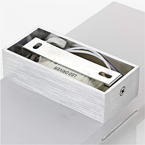 Yafido 4 stuks wandlampen voor binnen, led-wandlamp, 12 W, acryl wandverlichting, modern up-down, warmwit, 3000 K, voor… - Afbeelding 8