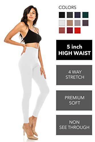 ALWAYSWomen's Super High Waist Leggings - Premium Buttery Soft Yoga Workout Stretch Pants