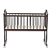 Dream On Me Rocking Cradle, Espresso , 38x22x32.5 Inch (Pack of 1)