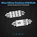 Partsam 42mm Festoon LED Light Bulbs LED Interior Lights Map Dome Lights Bulbs 211-2 578 569 Festoon LED Bulb - Blue (4 Pcs)