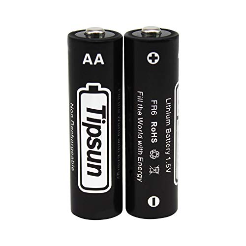 Tipsun AA Lithium Batteries, Longer Lasting Energy Double A Battery
