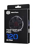 Cooler Master MasterFan Pro 120 Air Flow- 120mm High Air Flow Black Case Fan,  Computer Cases CPU Coolers and Radiators