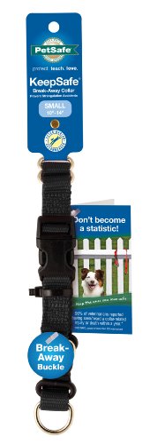 PetSafe KeepSafe  3/4-Inch Medium Break-Away Dog Collar, Black