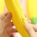 Cafurty Big Capacity Banana Shape Purse Pen Bag Pencil Case Cute Silicone Bag Coin Bag Key Pouch - Yellow