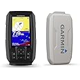 Garmin Striker Plus 4 with Dual-Beam Transducer and Protective Cover, 4.3" LED Display, 1.1 lbs, Fishfinder, Plus 4 Model