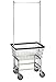 R&B Wire Standard Laundry Cart - Double Pole