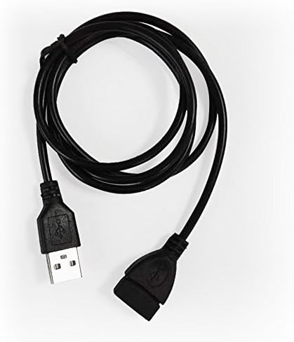 Oscaurt USB Extension Cable, 2 Feet USB 2.0 Active Repeater Cable, Type A-Male to A-Female Extender Cord for Xbox, USB Flash Drive, Card Reader, Hard Drive,Keyboard, Printer, Scanner (Black)