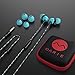 OARIE Earphones, in-Ear Headphones with Microphone Music Stereo Earbuds Headset with Zipper Case (Sky Blue)