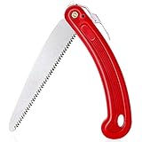Folding Saw Folding Pruning Saw Folding Japanese Hand Saw Garden Tree Tools for Hunting Camping Landscaping Outdoor Cutting Trimming Branches Wood 7" Razor Rugged Blade Backpack Handsaw Toolbox
