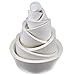 OESS Filter Adapter Buchner Funnel Flask Cones Tapered Collar White Color 9pcs Set